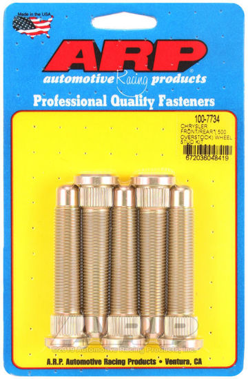 Bilde av Chrysler front/rear M14 .500 over stock wheel stud kit