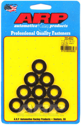 Bilde av 7/16 ID 7/8 OD chamfer black washers