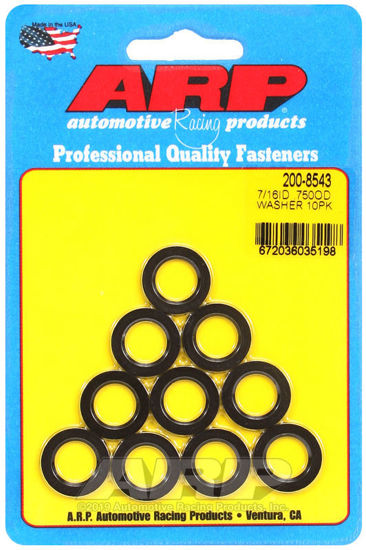 Bilde av 7/16 ID .750 OD black washers