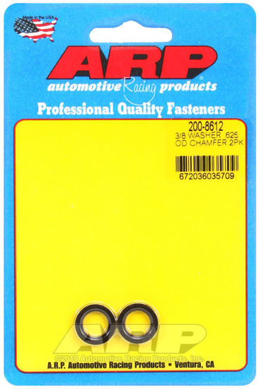 Bilde av 3/8 ID .625 OD chamfer black washers