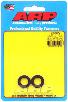 Bilde av M10 ID 3/4 OD chamfer black washers
