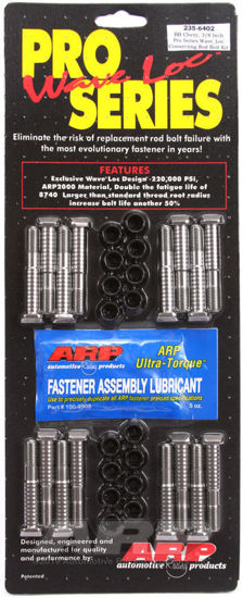 Bilde av BB Chevy 3/8" pro wave-loc rod bolt kit