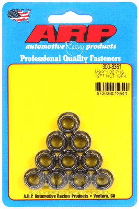 Bilde av M9 x 1.00  12pt nut kit