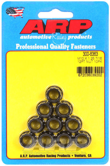 Bilde av M10 x 1.25  12pt nut kit