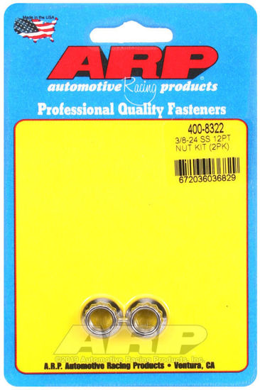 Bilde av 3/8-24 SS 12pt nut kit
