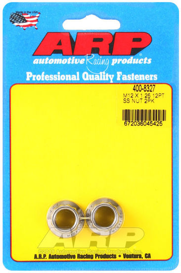 Bilde av M12 X 1.25 (M14 wr) SS 12pt nut kit