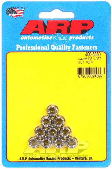 Bilde av 1/4-28 SS 12pt nut kit