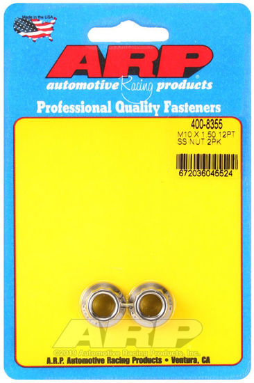 Bilde av M10 X 1.50 (M12 wr) SS 12pt nut kit