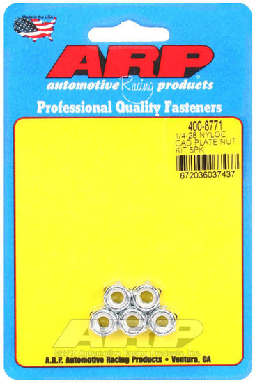 Bilde av 1/4-28 nyloc cad plate nut kit