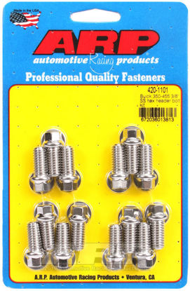 Bilde av Buick 350-455 3/8 SS hex header bolt kit