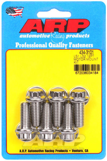 Bilde av LS1 LS2 SS 12pt motor mount bolt kit