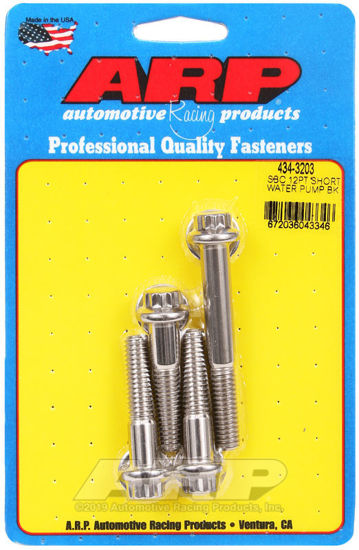 Bilde av SB Chevy 12pt short water pump bolt kit