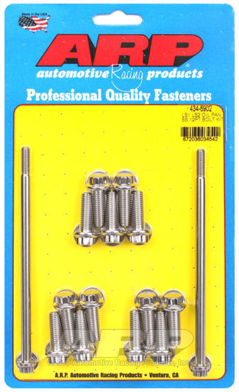 Bilde av LS1 LS2 SS 12pt oil pan bolt kit
