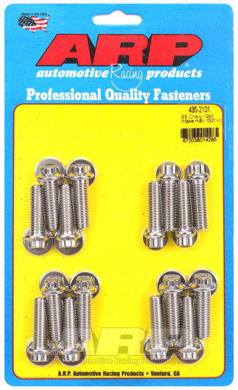 Bilde av BB Chevy 12pt intake manifold bolt kit