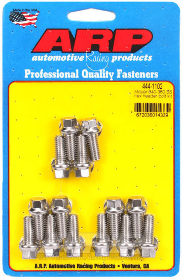 Bilde av Mopar 340-360 SS hex header bolt kit