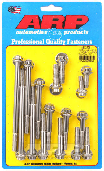 Bilde av Ford 289-302 SS 12pt iron water pump and front cover bolt kit