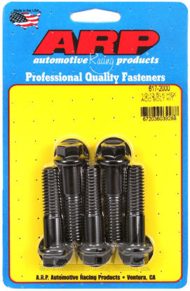 Bilde av 1/2-13 x 2.000 hex black oxide bolts