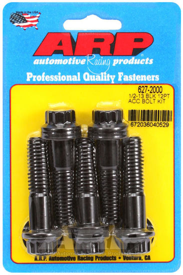 Bilde av 1/2-13 x 2.000 12pt black oxide bolts