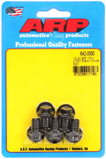 Bilde av 3/8-16 x 0.500 12pt black oxide bolts