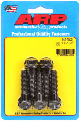 Bilde av 3/8-16 x 1.500 12pt 7/16 wrenching black oxide bolts