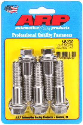 Bilde av 1/2-13 X 2.000 hex SS bolts