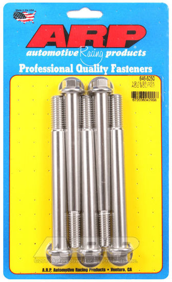 Bilde av 1/2-13 x 5.250 hex SS bolts