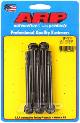 Bilde av M8 x 1.25 x 85 hex black oxide bolts