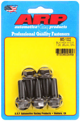 Bilde av M10 x 1.25 x 25 hex black oxide bolts