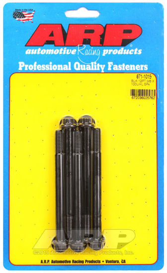 Bilde av M8 x 1.25 x 100 12pt black oxide bolts