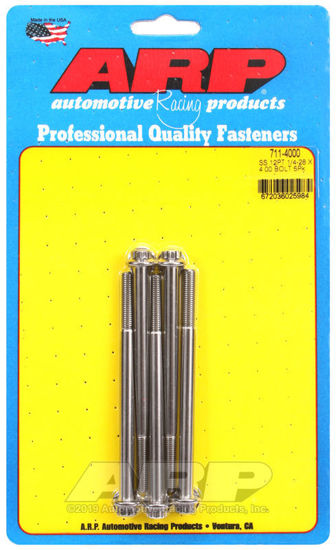 Bilde av 1/4-28 x 4.000 12pt SS bolts