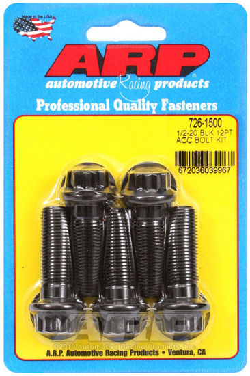 Bilde av 1/2-20 x 1.500 12pt black oxide bolts