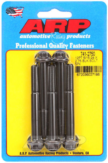 Bilde av 5/16-24 x 2.750 12pt black oxide bolts
