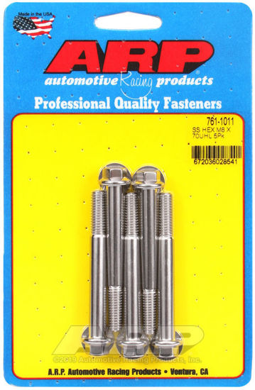 Bilde av M8 x 1.25 x 70 hex SS bolts