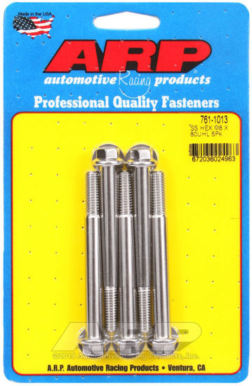 Bilde av M8 x 1.25 x 80 hex SS bolts