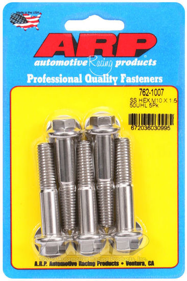 Bilde av M10 x 1.50 x 50 hex SS bolts