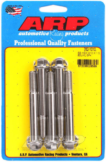 Bilde av M10 x 1.50 x 80 hex SS bolts
