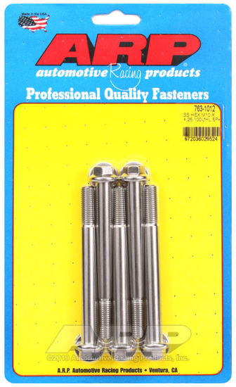 Bilde av M10 x 1.25 x 100 hex SS bolts
