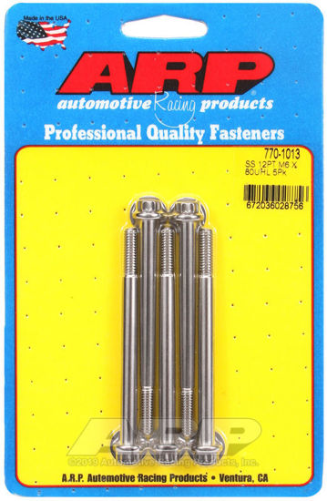 Bilde av M6 x 1.00 x 80 12pt SS bolts