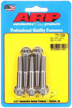 Bilde av M8 x 1.25 x 45 12pt SS bolts