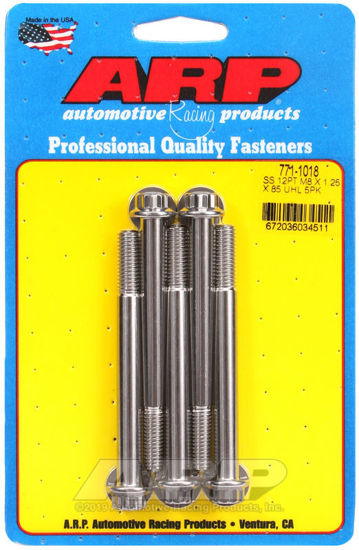 Bilde av M8 x 1.25 x 85 12pt SS bolts