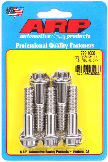Bilde av M10 x 1.50 x 45 12pt SS bolts