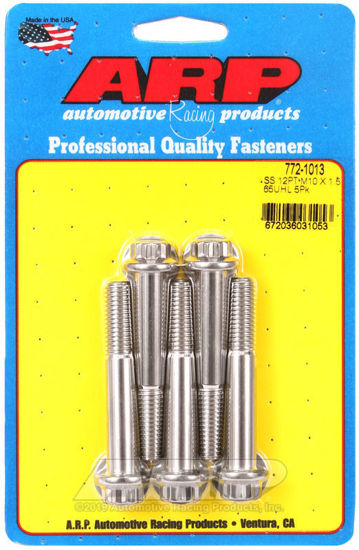 Bilde av M10 x 1.50 x 65  12pt SS bolts