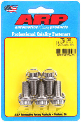 Bilde av M10 x 1.25 x 20 12pt SS bolts