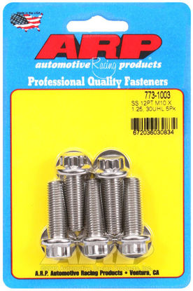 Bilde av M10 x 1.25 x 30 12pt SS bolts