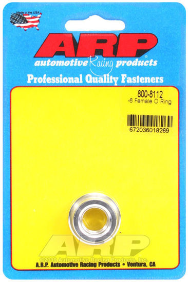 Bilde av -6 female O ring aluminum weld bung