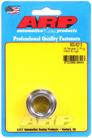 Bilde av -8 female O ring steel weld bung
