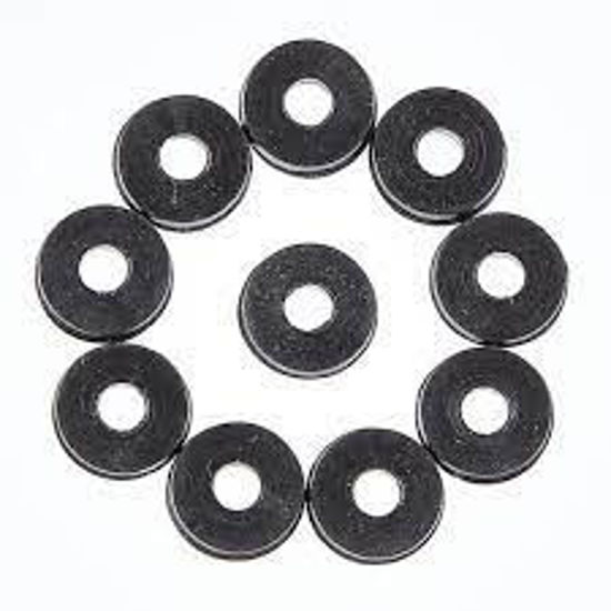 Bilde av 1/4 ID .550 OD black washer 10pk