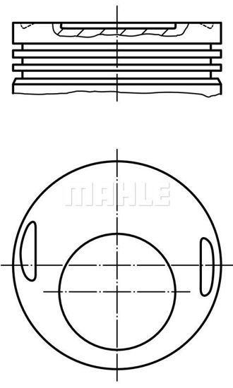 Bilde av Stempel 89,00 MM Mercedes M102 2,0 1980-1995