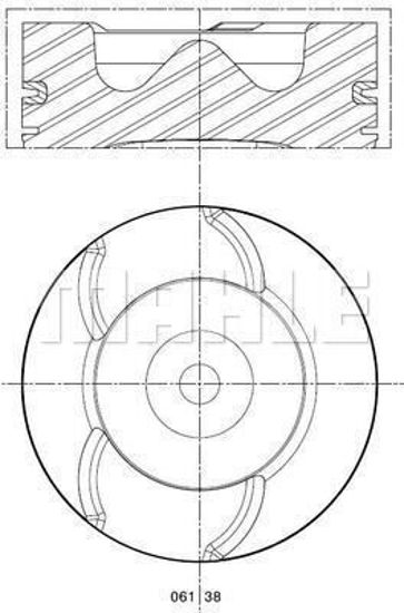 Bilde av FORINGSATS 127,00MM SCANIA DS11/DSC11 1990-1996